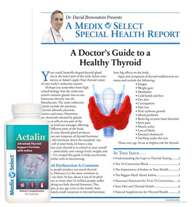 Actalin Special Report by Dr. David Brownstein
